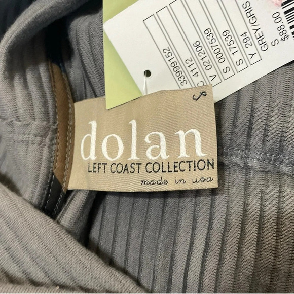 Anthropologie Dolan Left Coast Lea Ribbed Jacket Gray Size Small Cropped - Picture 6 of 9